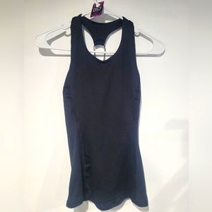 (057) NWT FREE PEOPLE SMOOTH MOVES TANK - BLACK - S